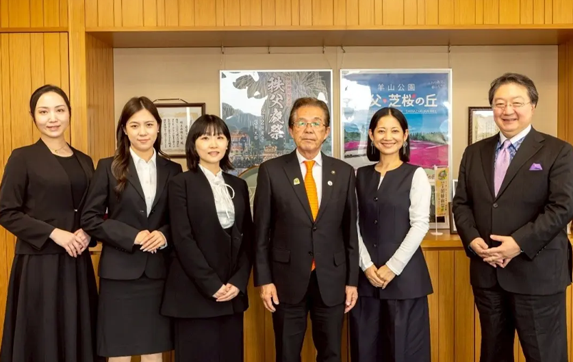 秩序あるインバウンド観光推進委員会がキャンペーン第1弾の秩父市・北堀市長を表敬訪問